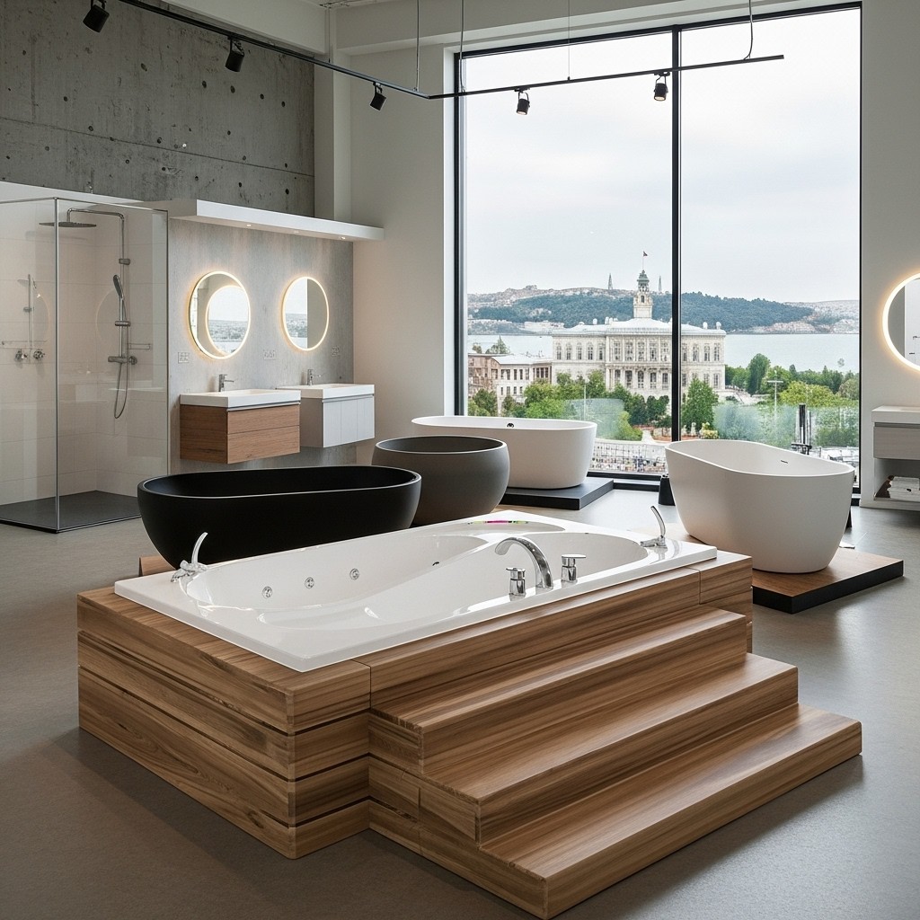 Equal Acrylic Freestanding Bathtub Made in Turkey